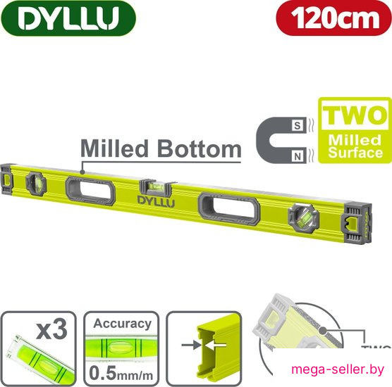 Уровень строительный Dyllu DTSL3G120