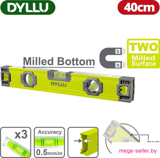 Уровень строительный Dyllu DTSL3G40