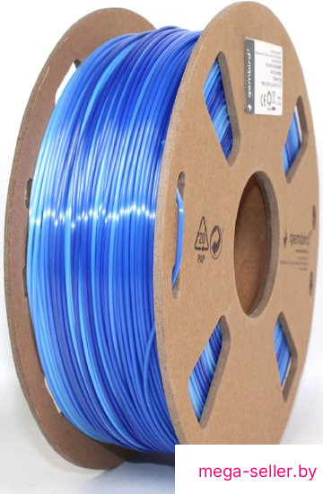 Филамент Gembird PLA Silk 1.75 мм 1000 г (холодный синий)