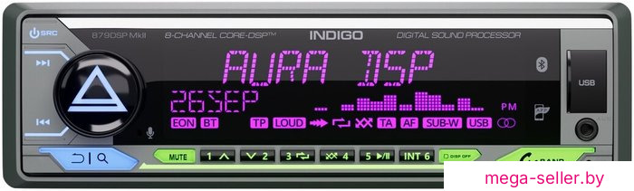 USB-магнитола Aura Indigo-679DSP MkII