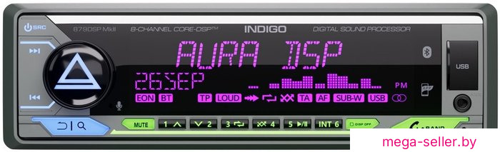 USB-магнитола Aura Indigo-879DSP MKII