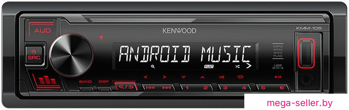 USB-магнитола Kenwood KMM-105