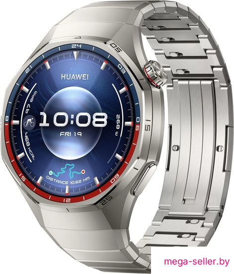 Умные часы Huawei Watch GT 6 Pro 46 мм (серебристый, с серебристым браслетом, международная версия)