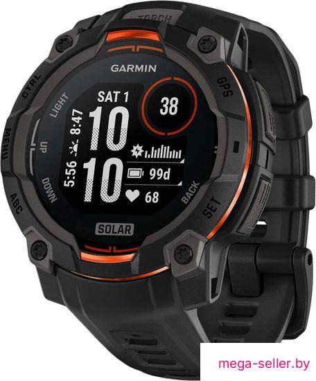 Умные часы Garmin Instinct 3 Solar 45 мм (черный)