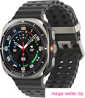 Умные часы Samsung Galaxy Watch Ultra 2025 47 мм LTE (серебристый титан/черный)