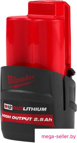 Аккумулятор для инструмента Milwaukee M12 M12HB2.5 4932480164 (12В/2.5 Ач)