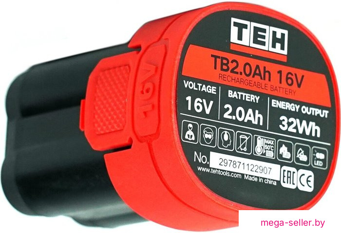 Аккумулятор для инструмента TEH TB2.0Ah 16V (16В/2 Ah)
