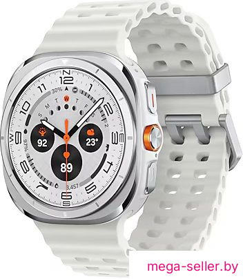 Умные часы Samsung Galaxy Watch Ultra 2025 47 мм LTE (белый титан/белый)