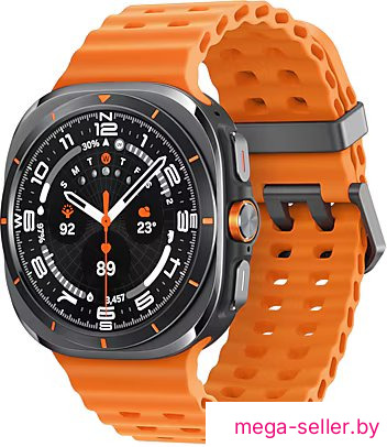Умные часы Samsung Galaxy Watch Ultra 2025 47 мм LTE (серый титан/оранжевый)