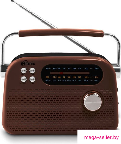Радиоприемник Ritmix RPR-045 (коричневый)