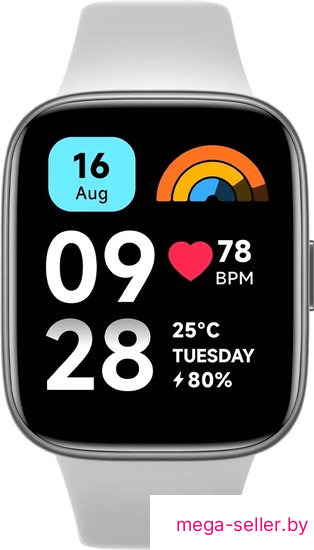 Умные часы Xiaomi Redmi Watch 3 Active (серый, международная версия)