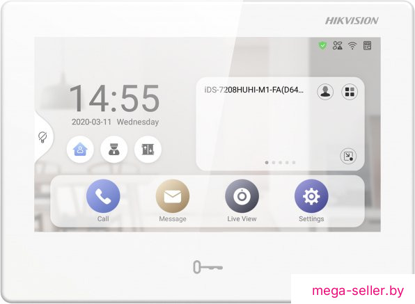 Монитор Hikvision DS-KH9310-WTE1 (белый)