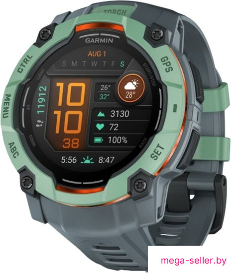 Умные часы Garmin Instinct 3 50 мм (зеленый)
