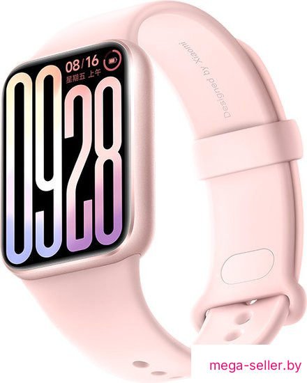 Фитнес-браслет Xiaomi Smart Band 9 Pro (розовый, с розовым силиконовым ремешком, международная версия)