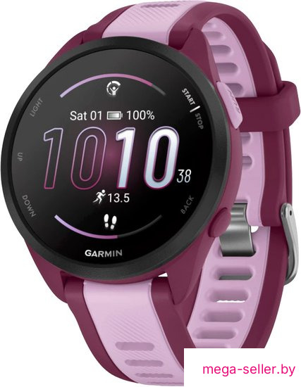 Умные часы Garmin Forerunner 165 Music (ягода/сирень)