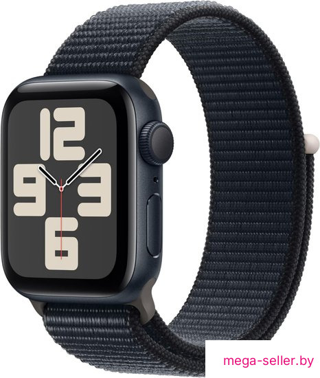 Умные часы Apple Watch SE 2 40 мм (алюминиевый корпус, полуночный/полуночный, нейлоновый ремешок)