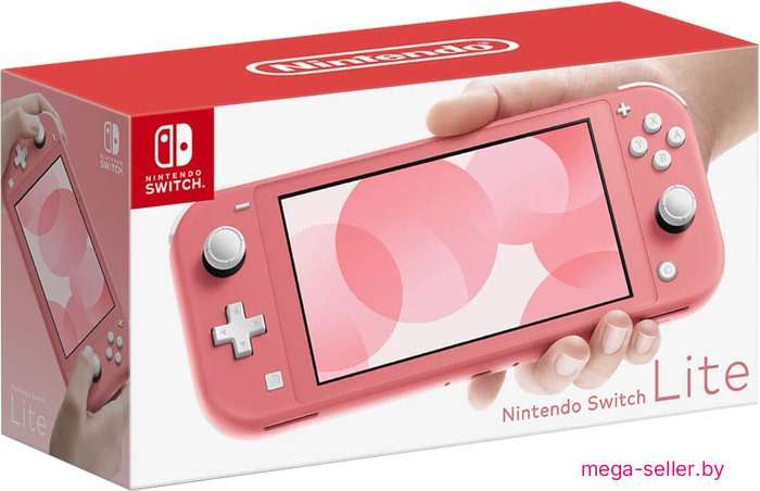 Игровая приставка Nintendo Switch Lite (розовый)