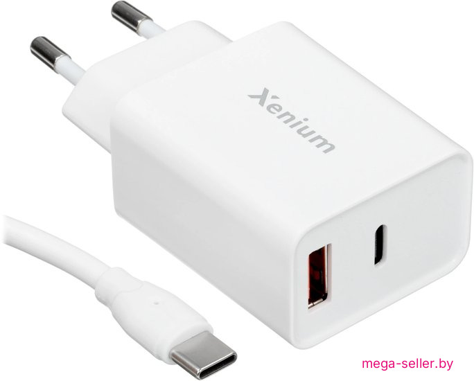Сетевое зарядное Xenium X252 (белый)