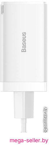 Сетевое зарядное Baseus GaN5 Pro Fast Charger 2C+U 65W (белый)