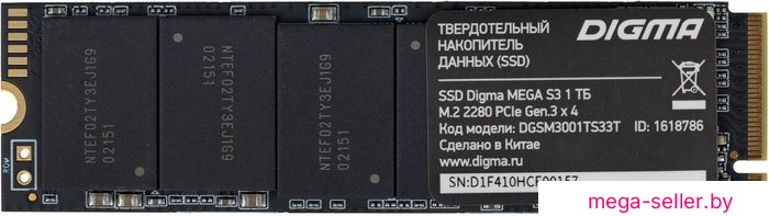 SSD Digma Mega S3 1TB DGSM3001TS33T