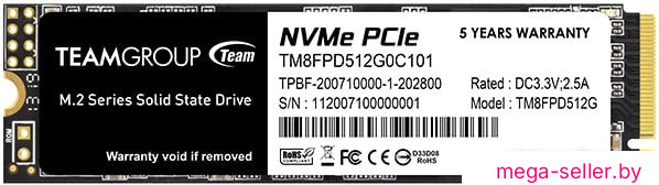 SSD Team MP33 PRO 512GB TM8FPD512G0C101