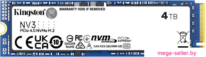 SSD Kingston NV3 4TB SNV3S/4000G