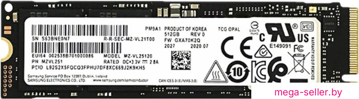 SSD Samsung PM9A1 1TB MZVL21T0HCLR-00B00