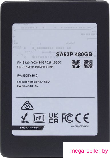 SSD Phison SA53P 480GB S1201Y03480GP02512G00