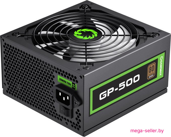 Блок питания GameMax GP-500 (черный)