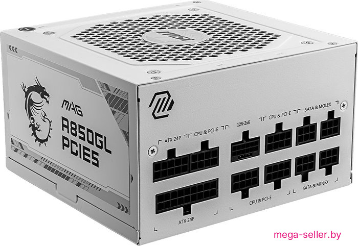 Блок питания MSI MAG A850GL PCIE5 WHITE