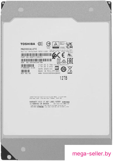 Жесткий диск Toshiba MG Series 12TB MG09SCA12TE