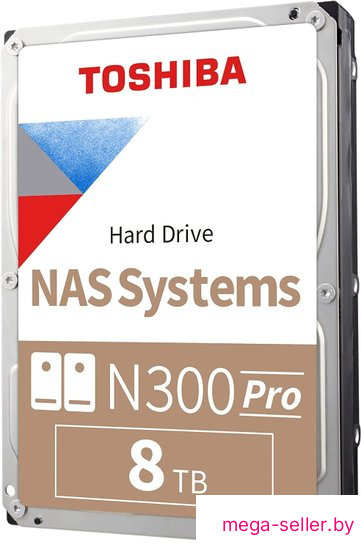 Жесткий диск Toshiba N300 Pro 8TB HDWG780AZSTB