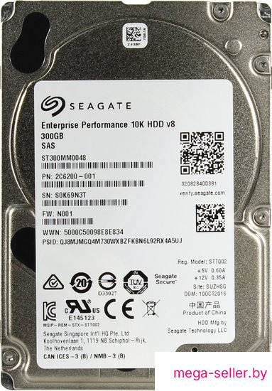 Жесткий диск Seagate Enterprise Performance 10K v.8 300GB [ST300MM0048]