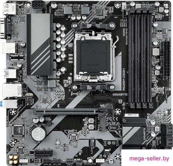 Материнская плата Gigabyte A620M DS3H (rev. 1.0)