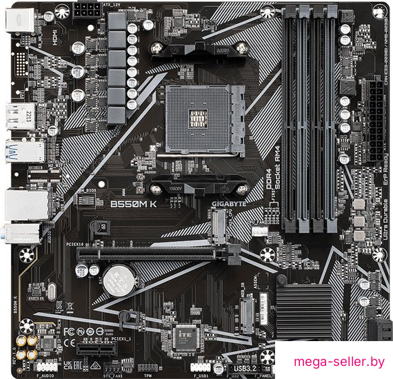 Материнская плата Gigabyte B550M K (rev. 1.0)