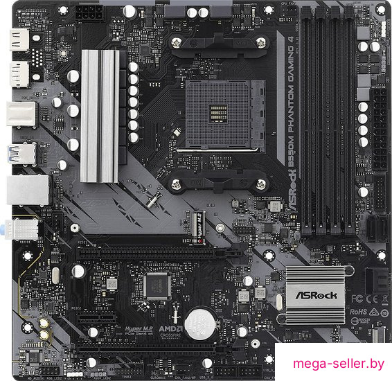 Материнская плата ASRock B550M Phantom Gaming 4