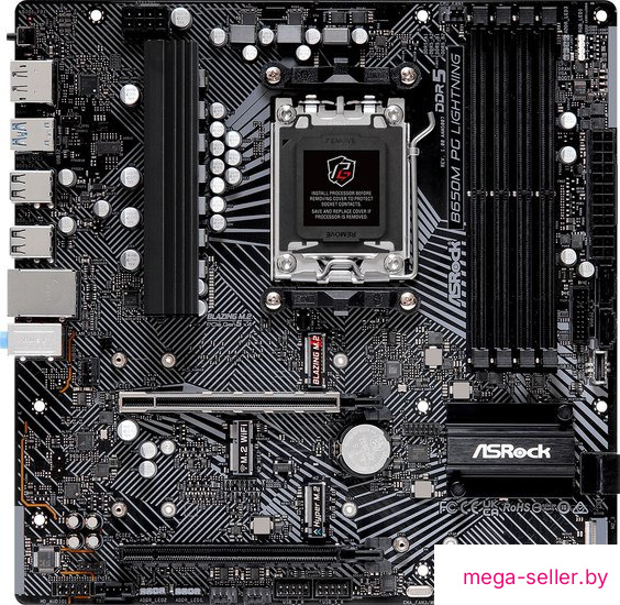 Материнская плата ASRock B650M PG Lightning