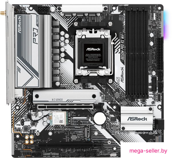 Материнская плата ASRock B650M Pro RS WiFi