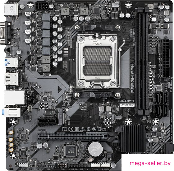 Материнская плата Gigabyte B650M S2H (rev. 1.3)