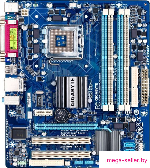 Материнская плата Gigabyte GA-G41M-Combo-GQ (rev. 3.0)