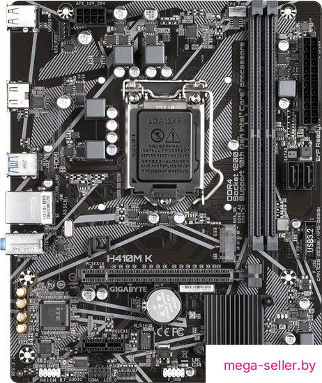 Материнская плата Gigabyte H410M K (rev. 2.0)