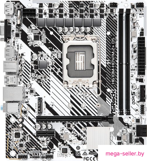 Материнская плата ASRock H610M-HDV/M.2+ D5