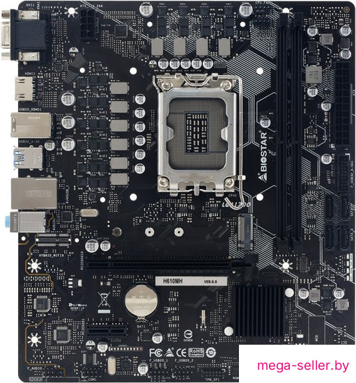 Материнская плата BIOSTAR H610MH Ver. 6.0