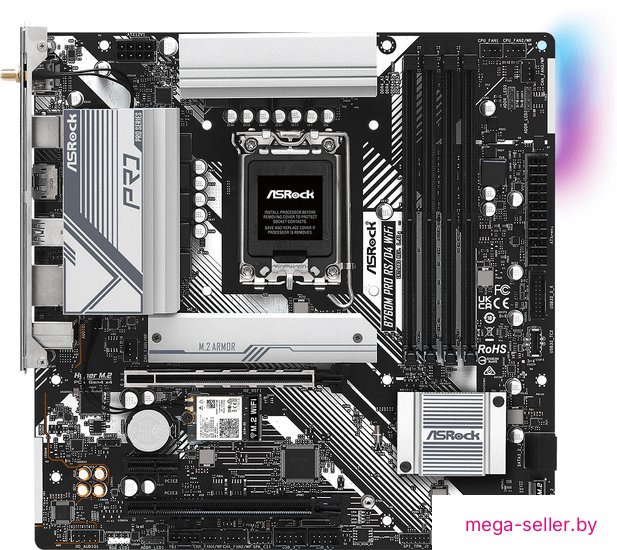 Материнская плата ASRock B760M Pro RS/D4 WiFi