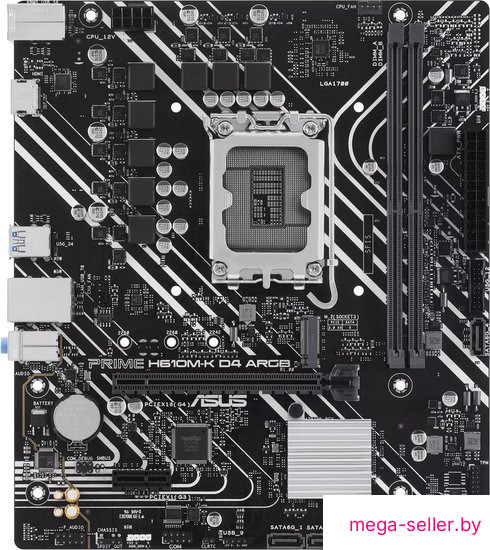 Материнская плата ASUS Prime H610M-K D4 ARGB