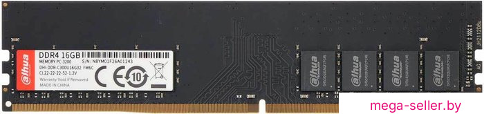Оперативная память Dahua 16ГБ DDR4 3200 МГц DHI-DDR-C300U16G32