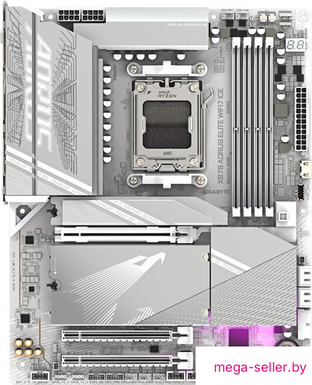 Материнская плата Gigabyte X870 Aorus Elite WiFi7 Ice