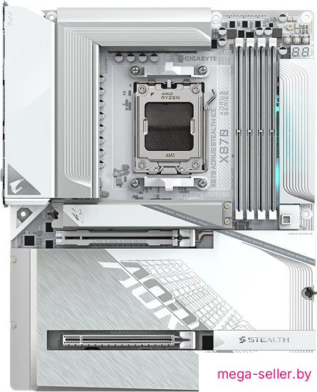 Материнская плата Gigabyte X870 Aorus Stealth Ice