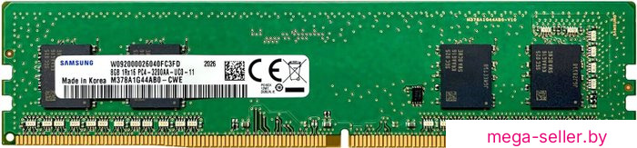 Оперативная память Samsung 8GB DDR4 PC4-25600 M378A1G44AB0-CWE
