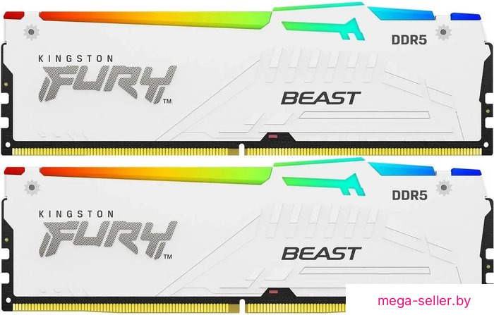 Оперативная память Kingston FURY Beast RGB 2x16ГБ DDR5 6000 МГц KF560C30BWAK2-32